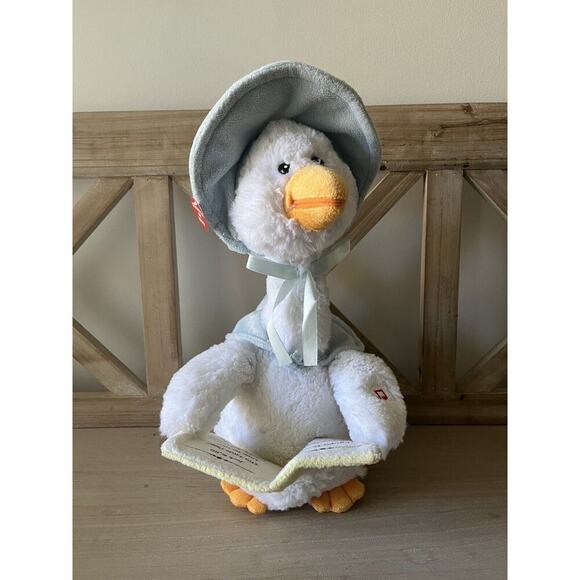 Cuddle Barn 14" Mother Goose Animated Talking Plush Recites 7 Nursery Rhymes - Picture 4 of 8